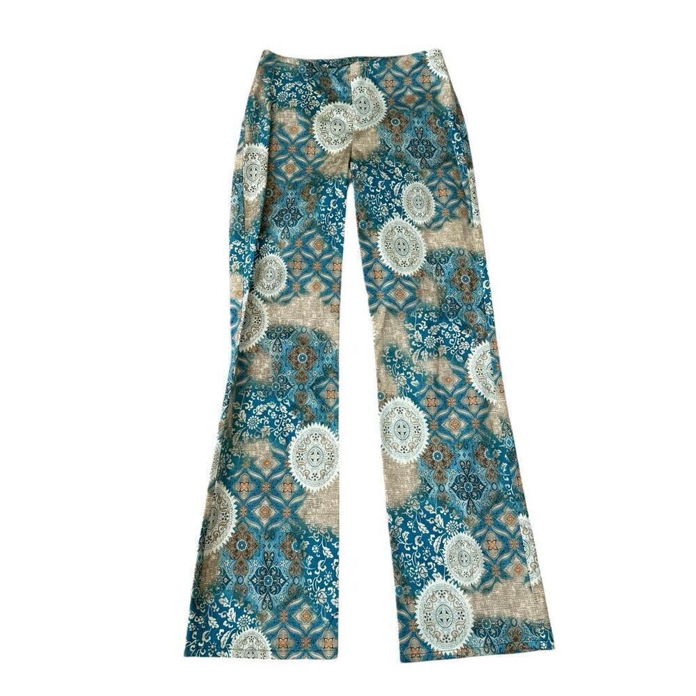 Bentley Arbuckle vintage pants boho medallion floral pattern size S